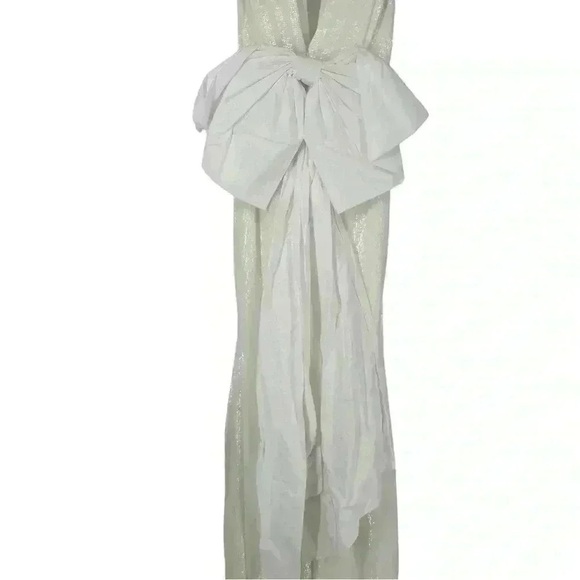 Rebecca Vallance Davina Bow Wedding Gown Ivory US 2 NWT – Modern Bridal Dress - Picture 6 of 16